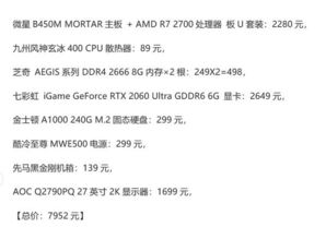 8000元預(yù)算平面設(shè)計+游戲主機配置推薦